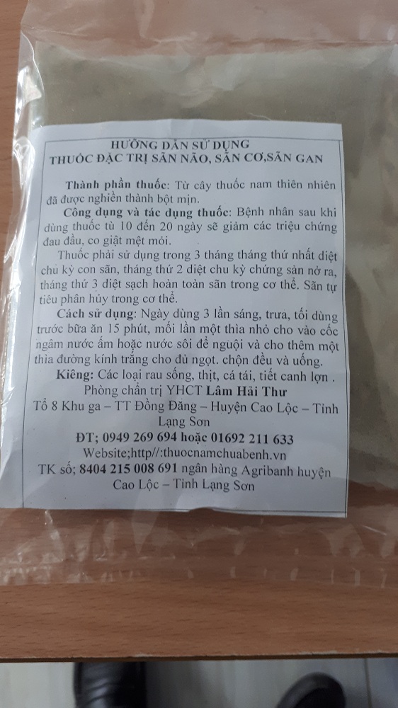 thuốc sãn náo